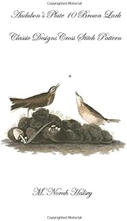 Audubon'S Plate 10 Brown Lark: Designs Cross Stitch Pattern ürün görseli 1