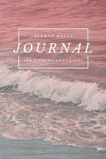 Independently Published Sermon Notes Journal For A Transformed Life [Ocean Theme]: A Notebook To Capture Scripture, Inspiration, Prayers, And Personal Responses ürün görseli 1