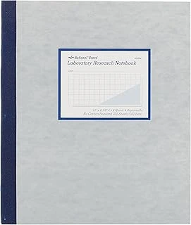 National Laboratuvar Defteri, 4 X 4 Quad Ruling, Gri Kapak, 11" X 9.3" 100 Numaralı Set (43644) ürün görseli 1
