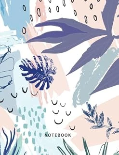 Notebook: Lined Notebook Journal - Tropical Serenity - 120 Pages - Large (8.5 X 11 Inches) ürün görseli 1