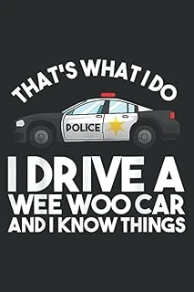 Independently Published I Drive A Wee Woo Car Funny Policeman Car Driver: Papercode Lined Journal Notebook - 6 X 9 Inch, 110 Page Notebooks For Work, Writing, Note Taking, Cover College Ruled Journal ürün görseli 1