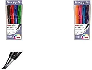 Pentel Sing Pen Brush - 4'Lü Blister (A-B-C-D) ürün görseli 1