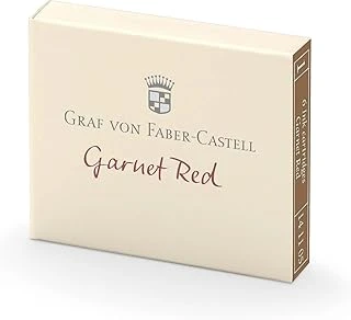 Graf Von Faber-Castell Dolma Kalem Kartuşu 6'Lı Kırmızı ürün görseli 1