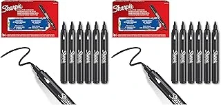 Sharpie Akrilik Markör, Yuvarlak Uç, Siyah (2 Paketi) ürün görseli 1