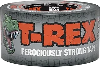 T-Rex Vahşice Güçlü Onarımlar Için Uv'Ye Dayanıklı Su Geçirmez Destekli Ekstra Geniş Bant Bant 7,2 Cm X 25 Yd, Tunç Grisi, 1 Rulo ürün görseli 1
