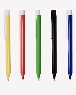 Schneider Essential Jel Kalem 5'Li Set (Kırmızı, Siyah, Mavi, Yeşil, Sarı), Beyaz Klipsli ürün görseli 1