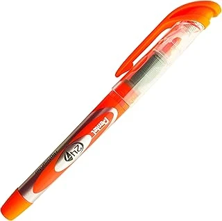 Pentel Highlighter Likit Mürekkepli, Şeffaf Gövdeli Fosforlu Kalem, Turuncu ürün görseli 1