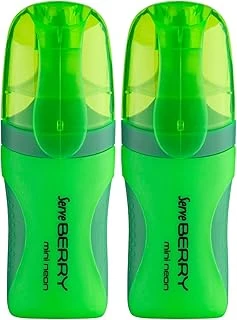 Serve Berry Mini Fosforlu Kalem Yesil (2 Paketi) ürün görseli 1