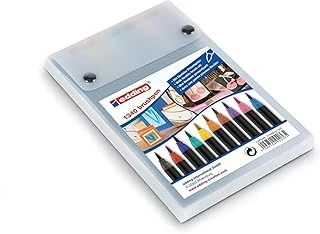 Edding 1340 Fırça Uçlu Keçeli Kalem - 10'Lu Set - Renkli, Parlak, Narin Renkler - Esnek Fırça Ucu ürün görseli 1