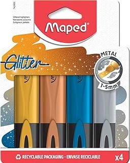 Maped Fosforkalem Glıttermetal4'Lü ürün görseli 1