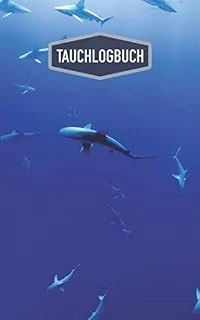 Tauchlogbuch: Dive Log Für 100 Tauchgänge / Motiv: Haie ürün görseli 1