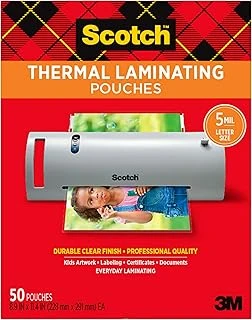 Scotch Thermo Torba 5 Mil, 8,9 X 11.4-Inç 50-Pack ürün görseli 1
