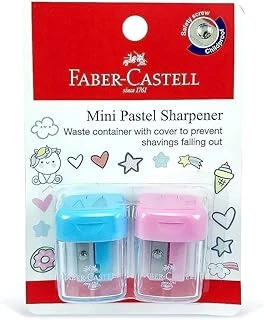 Faber-Castell Faber Castell Minibox Kalemtıraş 2 Parça, Blister Kartlı, Çeşitli Renkler, Fcc584601 ürün görseli 1
