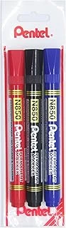 Pentel Permanent Markör - Yuvarlak Uç Si̇y-Kir-Mav ürün görseli 1