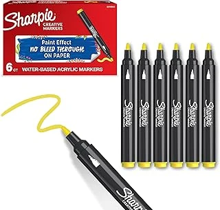 Sharpie Akrilik Markör, Yuvarlak Uç, Sarı ürün görseli 1