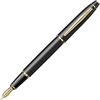 Scrikss Noble 35 Dolma Kalem Mat Siyah Altın ürün görseli 1