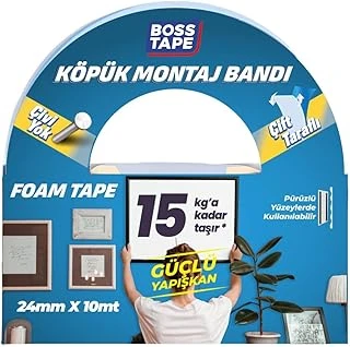 Tape 15 Kg Çift Taraflı Köpük Aksesuar Montaj Bandı 24 Mm X 10M ürün görseli 1