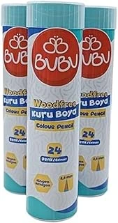 Bu-Bu Woodfree Kuruboya Tüp 24'Lü ürün görseli 1