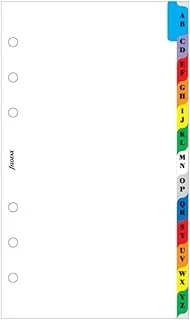Filofax 131608 A-Z – Separatör, 2 Harfler Tab, Renkli ürün görseli 1