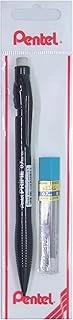 Pentel 0.7 Mm Prime Plastik Gövdeli Versatil + 12'Li Yedek Uç Set Si̇yah ürün görseli 1