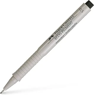 Faber-Castell Teknik Çizim Kalemi, 0.5 Mm Uç, Su Işık Geçirmez Mürekkep, Cetvel Şablon Uyumlu, Yazım Eskiz İçin İdeal ürün görseli 1