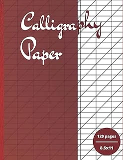Calligraphy Practice Paper For Beginners: Calligraphy Set For Beginners, 120 Sheet Of Calligraphy Practice Paper Hand Lettering Workbook, 8,5X11 Inche |Calligraphy Writing Paper ürün görseli 1