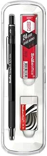 Scrikss Office Graphx 3'Lü Set Mekanik Kurşun Kalem Silgi Min Mat Siyah 0.5 Mm ürün görseli 1