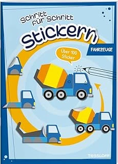 Stickern Schritt Für Schritt. Fahrzeuge: Stickerspaß Ab 4 Jahren, Über 100 Sticker (Spielen & Beschäftigen) ürün görseli 1