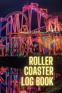 Independently Published Roller Coaster Log Book: The Ultimate Thrill Ride Journal For Theme Park Enthusiasts To Plan, Record And Track All Their Roller Coaster Ride Experiences (Rollercoaster Enthusi ürün görseli 1