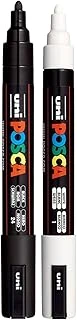 Uni Posca Markör Kalem 5M Set 1.8-2.5 Mm Keçe Uçlu (2'Li Set) ürün görseli 1