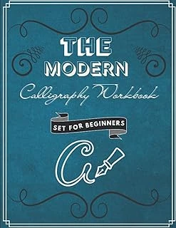 The Calligraphy Workbook: Set For Beginners Hand Lettering Practice Paper, Alphabet 120 Sheet ürün görseli 1
