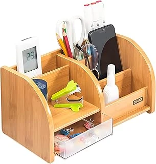 Daxi Dx-403 Bambu Desenli̇ Ahşap Kalemli̇k, Masaüstü Düzenleyi̇ci̇ ürün görseli 1