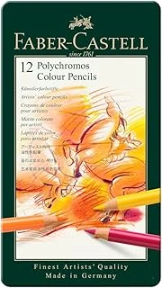 Faber-Castell Polychromos Kuru Boya Kalemi, 12 Renk ürün görseli 1