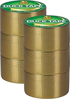 Duck Marka 280748_C Duck Renkli Koli Bandı, 6 Rulo, Metalik Altın ürün görseli 1