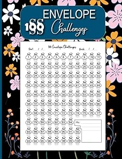 Independently Published 100 Envelope Challenge: Saving Tracker Journal For Men And Women |Easy And Fun Way To Save $5,050... |Cash Envelope , Finance Challenge, Money Challenge ürün görseli 1