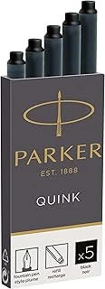 Parker Quink Dolma Kalem Kartuşu, Siyah, 5'Li Kutu ürün görseli 1