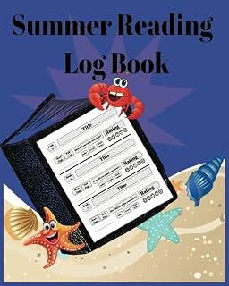 Independently Published Summer Reading Log Book: Large (8" X 10") Reading Journal For Elementary Children With Wide Ruled Practice Writing Paper And Coloring Sheets To Keep ... Pages To Capture Thoug ürün görseli 1