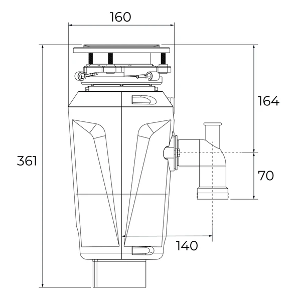 TEKA TRS 520 ÇÖP ÖĞÜTÜCÜ 0,5 HP - Resim 6