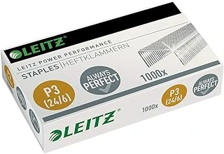Leitz Power Performance Zımba Teli P3, 1000 Adet, Galvanizli, 55700000 24/6 Mm ürün görseli 1