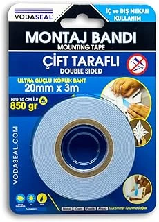 Vodaseal Çift Taraflı Montaj Bandı 20Mmx3Mt ürün görseli 1