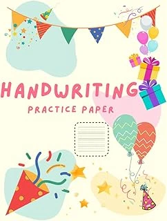 Independently Published Handwriting Practice Paper, Preschool Pre-Handwriting For Kids, Kindergarten, Students, School: Lined Paper With Dotted Midline, Large Size 8.5"*11" ürün görseli 1
