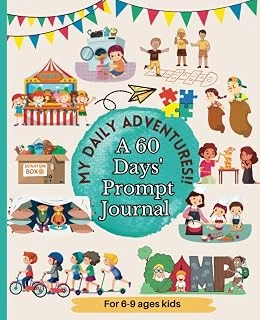 Independently Published My Daily Adventures!!; A 60Days’ Prompt Journal: For (6-9) Ages Kids; Everyday Writing Log Suitable For Primary Graded Students ürün görseli 1