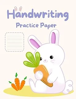 Independently Published Preschool Pre-Handwriting, Handwriting Practice Paper, Lined Paper With Dotted Midline: Paperback, Large Size 8.5"*11", 80 Pages ürün görseli 1