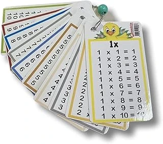 Çarpım Tablosu 10 Lu Zincirli (55X95Mm) Beyaz ürün görseli 1