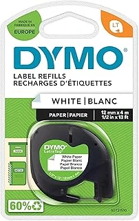 Dymo Letratag Kağıt Şerit (12Mm X 4 Mt), Beyaz (59421) ürün görseli 1