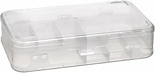 Şeffaf Plastik Bölmeli Çift Taraflı Hobi Dikiş Iğne Kutusu Düzenleyici Arduino Balıkçı Malzeme Saklama Organizer (1) ürün görseli 1