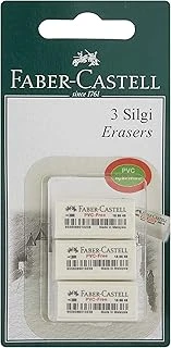 Faber-Castell 3 Plastik Silgi 7086/48 (Beyaz) ürün görseli 1