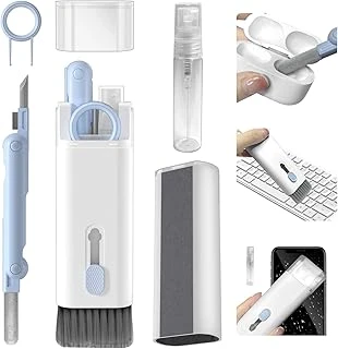 Yuwakayi 7'Si 1 Arada Elektronik Temizleyici Kiti, Fırçalı Klavye Temizleyici Kiti, Için 3'Ü 1 Arada Temizleme Kalemi, Kulaklık, Klavye, Dizüstü Bilgisayar, Telefon, Pc Monitörü Için Çok ürün görseli 1