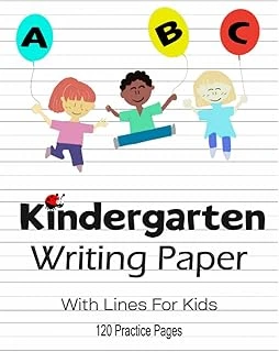 Independently Published Kindergarten Writing Paper With Lines For Abc Kids: A Good Starter For Preschool Kids | Practice Penmanship For Kindergarten 120 Pages Of Dotted Line Page | Handwriting Blank ürün görseli 1