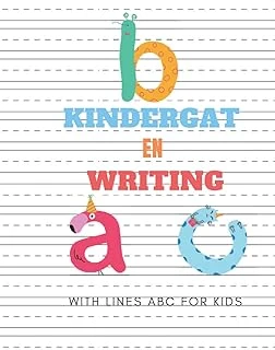 Independently Published Kindergarten Writing For Kids With Lines Abc: 120 Pages Blank Handwriting Paper With Dotted Lines ürün görseli 1